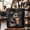 Black, variant on Iced Coffee Opossum Tote Bag, Funny Animal Meme Gift Shopper