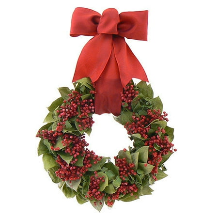 Urban Florals Berry Christmas Wreath