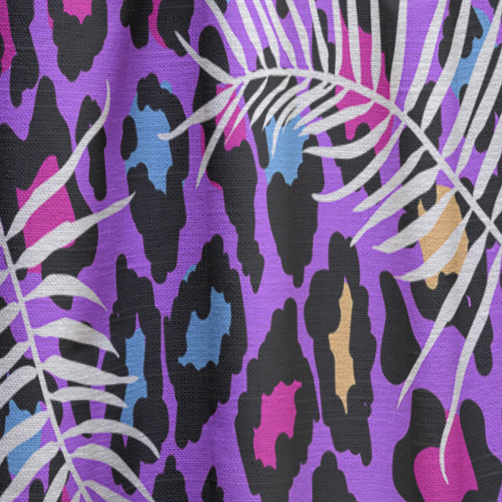 Designart 'Leopard Fur Safari Pattern V' Mid-Century Modern Curtain Panel