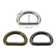 thumbnail image 3 of 20mm Metal D Rings Buckle Electroplated 3 Color (Total 15 Pack), 3 of 5