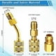 thumbnail image 4 of AC R134A Adapter Quick Coupler Kit, R134a Tank Tap Valve R134a to R22/410a for Air Conditioning Refrigeration System, 4 of 5