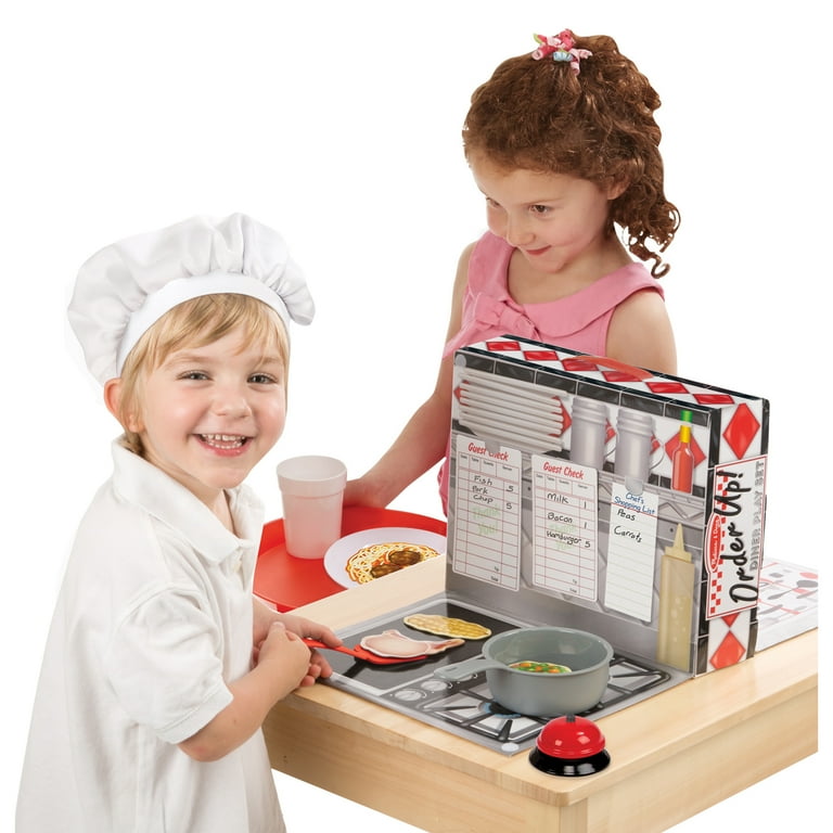 Children s Melissa Doug Order Up Diner Play Set 13.5 x 10.5 x 3.5