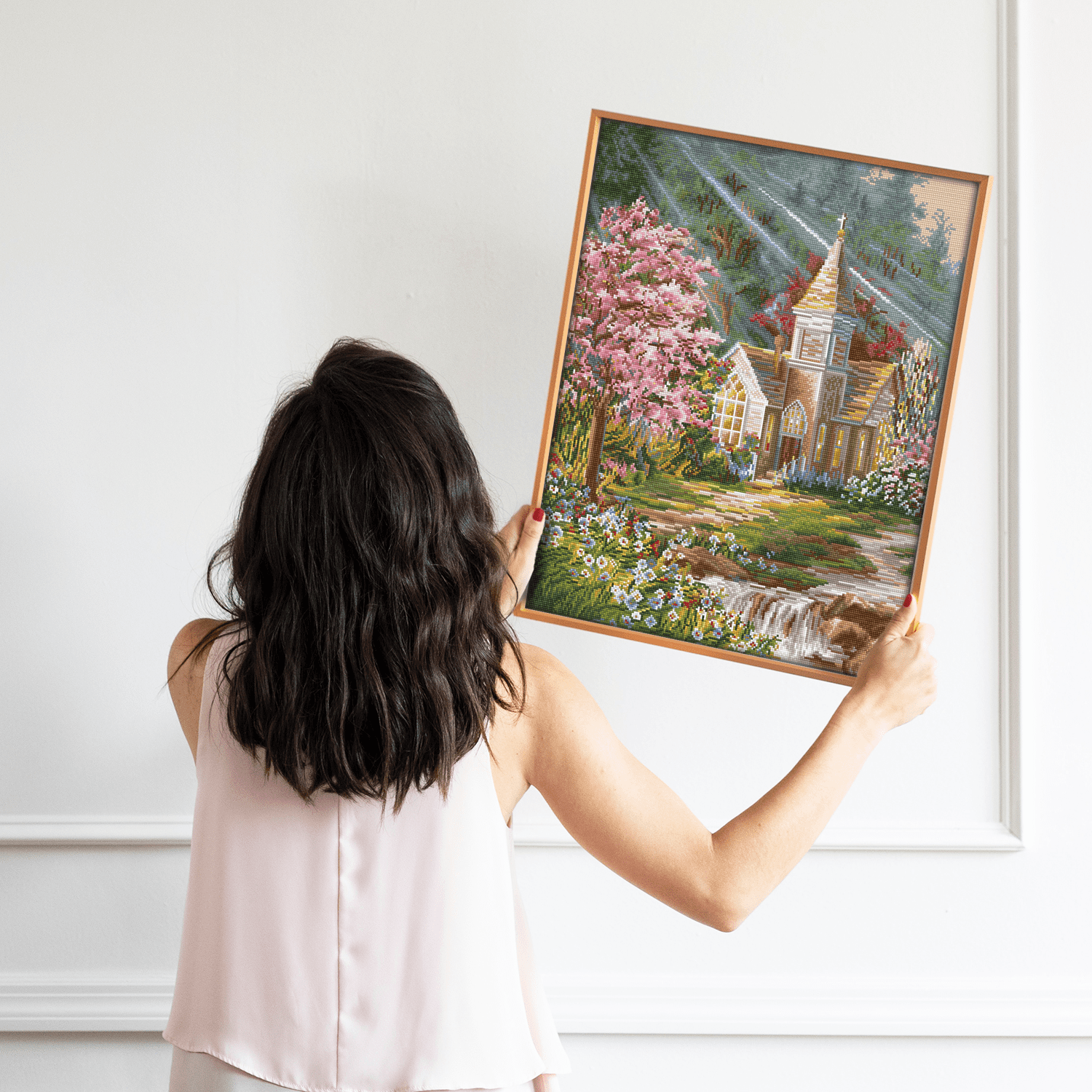 Diamond Dotz Be Still Spring Diamond Painting Kits for Adults - Diamond Art Kits a Relaxing Creative Craft Kit with Dotz Gems 28x22