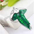 thumbnail image 1 of Broche esmaltado de hoja verde para mujeres y hombres, traje, joyería para disfraz, regalo, colgante, collar de regalo Rojo Verde, 1 of 4