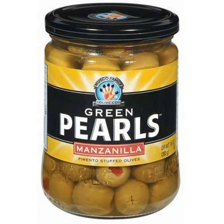 Grn Pearls Stfd Manzanilla Thrown 10 Oz