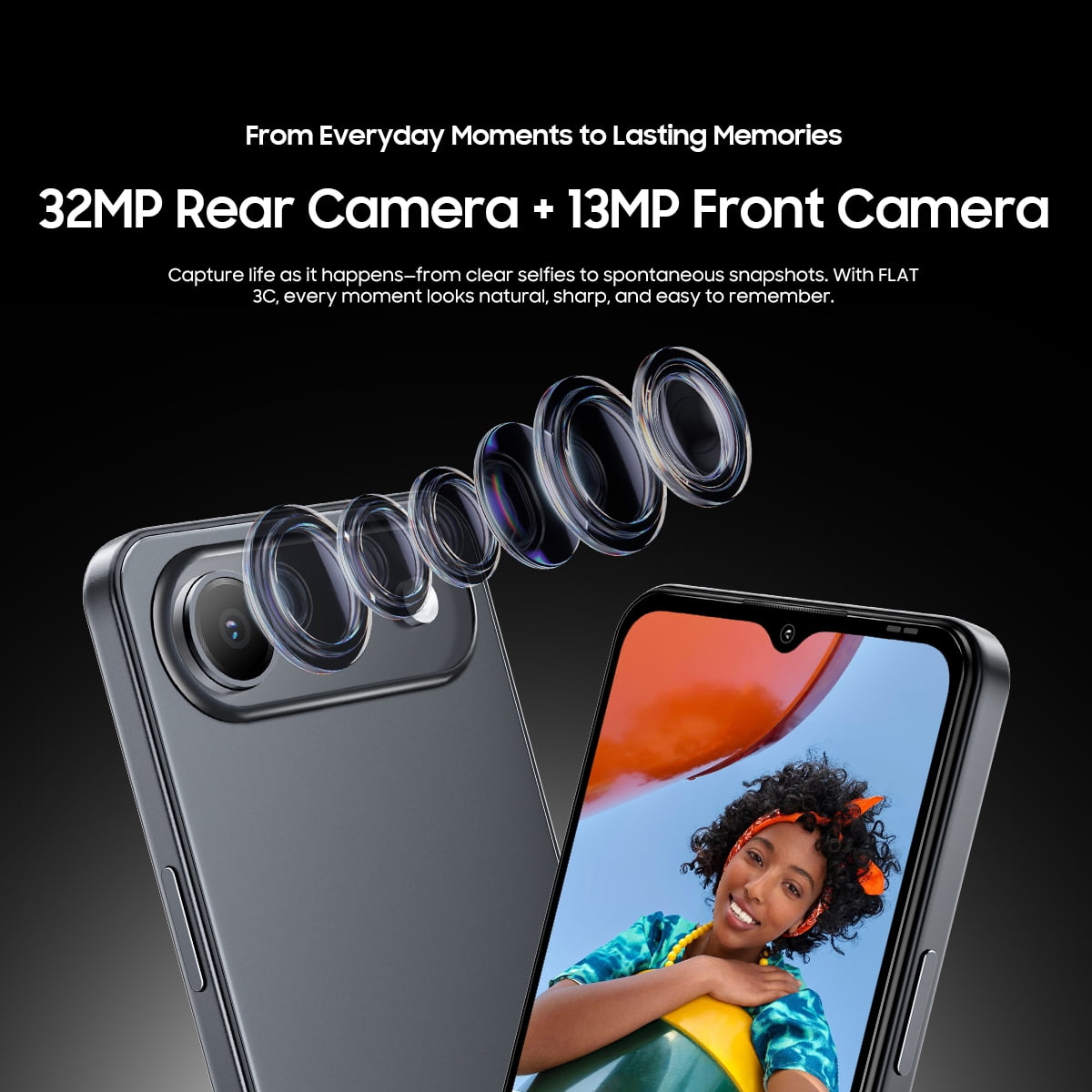 OSCAL Android Phones Unlocked for T-Mobile, Flat 2 Android 15