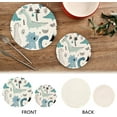 thumbnail image 4 of Dinosaur 2 Pack Pot Holders Trivets, Heat Resistant Hot Pads for Kitchen Table Decoration Trivets for Hot Dishes/Pot/Bowl/Teapot/Hot Pot Holders, 7" + 9.45", 4 of 7