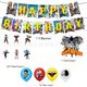 thumbnail image 2 of Vajilla desechable para fiesta de cumpleaños de My Hero Academia, pancarta para colgar en la tarta, globos de My Hero Academia, decoración de cumpleaños, 2 of 2