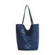 thumbnail image 5 of Bolso de mezclilla de dos caras, mochila bordada, estilo coreano, bolso de mano informal de un solo hombro, bolso de gran capacidad, novedad de 2025, 5 of 5