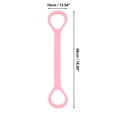 thumbnail image 3 of 1 Pc Durable 8-Shaped Yoga Stretch Band for Stretching 18.90"x3.94" Pink, 3 of 4