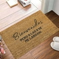 thumbnail image 5 of Clearance! Denhf Bienvenidos Pero A Las 9 Se Me Largan, Funny Floor Mat Rug, Spanish Doormat for Indoor Outdoor Entrance, Bathroom, and Kitchen, Funny Welcome Doormats, 23.6x15.7 Inch, 5 of 8