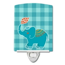 Elephant Love Ceramic Night Light