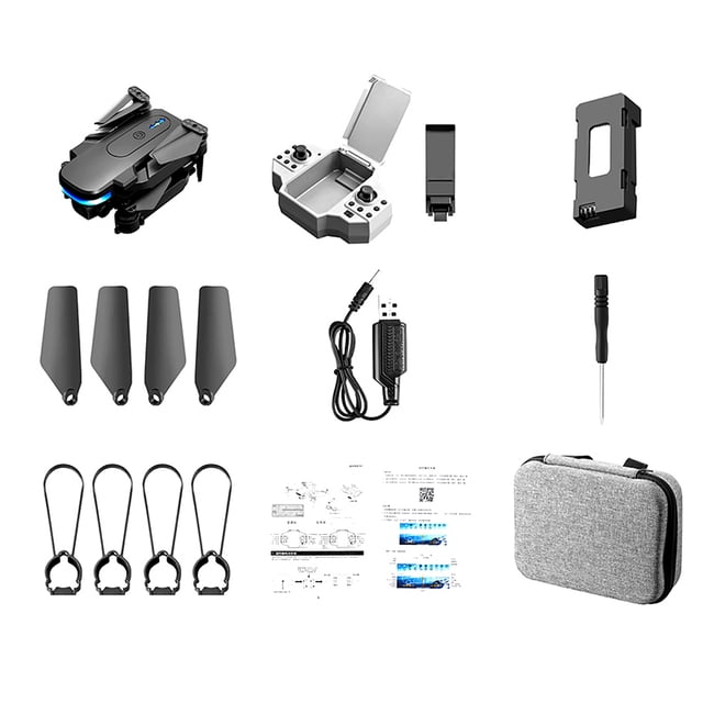 Dron WiFi Matsuzay cuadricóptero portátil Negro Tipo 2