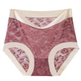 thumbnail image 2 of No-Slip Panties for Women Silky Breathable Soft Cotton Womens Briefs High Waist Moisture Wicking Comfortable Yoga Panties Plus Size Daily Casual Undergarment, 2 of 8