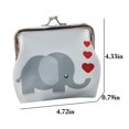 thumbnail image 3 of Coin Wallet Cartoon Animal Clasp Closure Change Purse Clutch Pouch Bag for Women, 3 of 7