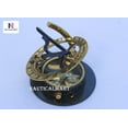 thumbnail image 4 of Brass Sundial Compass - Solid Brass Sun Dial Beautiful Antique Look Nautical Sundial Compass, 4 of 5