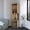 Natural, variant on Vertical Wood Corner Bar Cabinet | Optimize Living Room for Entertaining | Built with Sturdy Wood | Keep Wine Bottles and Glasses Organized