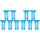 thumbnail image 1 of Cinta Kinesiología Precortada 5 Piezas Atlética Rodilla Transpirable para Correr () Azul, 1 of 6