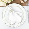 thumbnail image 4 of Balsa Circle 50 Pieces 17" White Polyester Luncheon Napkins Wedding, 4 of 8