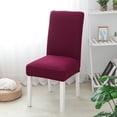thumbnail image 4 of AUQ Chair Covers,Plush Fabric Furniture Covers,Wrinkle-Resistant Chair Covers for Living Room,Skin-Friendly Office Chair Covers for Work,Metallic Gray, 4 of 5