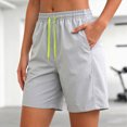 thumbnail image 2 of KPOPLK High Waisted Split Running Shorts for Women 7" - Comfy Mesh Liner for Workout Athletic Gym Track Quick Dry S-3XL Size L,Grey, 2 of 9