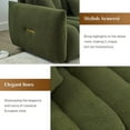 thumbnail image 3 of Ouyessir 81" Teddy Cloud Sofa Couch, Cozy Modern 3 Seater Couch with 3 Pillows, Oversized Loveseat for Living Room Apartment Office, 3 of 7