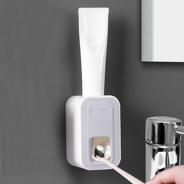 Full Automatic Toothpaste Squeezer No Punching Household Wall Mounted Toothbrush Toothpaste Shelf Lazy People Toothpaste Artifact