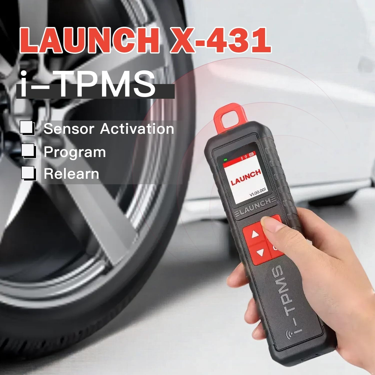 Launch i-TPMS Handheld TPMS Service Tool Can be Binded with X-431 Scanner