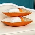 thumbnail image 5 of Funda de cojín de terciopelo con diseño geométrico de rayas doradas de 18 x 18 pulgadas, funda de almohada lumbar moderna de lujo, funda de almohada decorativa para sofá, sala de estar,, 5 of 5