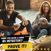 Brilliant or BS? - A Trivia Game for Know-It-Alls and Big Fat Liars - Fun Bluffing Trivia Party Game - for 4-6 Players