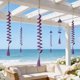 thumbnail image 5 of Adorno de molino de viento de ganchillo | Molinillo de jardín hecho a mano | Atrapasueños decorativo para patio y jardín | Diseño de olas ondulantes, 5 of 6