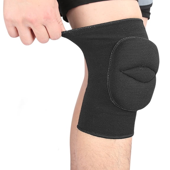 BESTYASH Black Knee Brace Pad for Yoga, Running, Outdoor Activities with Comfortable Support and Design