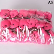 BESTSKY 12Pcs Soft Stuffed Bear Plush Toys Mini Dolls Toy Small Gifts Bag Pendant Teddy Doll