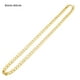 thumbnail image 1 of Guardurnaity Cadenas de eslabones de acero inoxidable simples de 3-5 mm para hombre para mujer Joyería de cadena unisex Ropa, zapatos y accesorios Miscelánea Oro 3 mm x 40 cm, 1 of 6