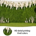 thumbnail image 4 of 9 x 6 ft Wedding Green Leaves Rustic Floral Backdrop Bride Shower Reception Ceremony Photography Backdrop Wedding Party Decoration Photography Banner Props Photography Studio Props, 4 of 5