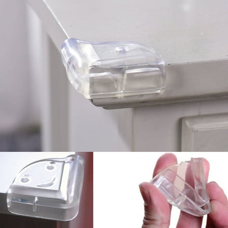 4 Childrens Corner Pattern - 4 Corner Protector L-Shape Baby Child Safety Cushion Table Edge Desk Guard Bump