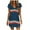 Multicolor, variant on Busydd Womens Summer Dress Solid Color V Neck Mini Dress Short Sleeve Elastic Waist Drawstring Casual Dresses for Women Trendy Wrap Sundress with Pockets