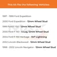 thumbnail image 2 of Max Advanced Brakes - Brake Kit for 1999 2000 Ford F150 & Expedition & Lincoln Navigator &Blackwood 12mm Wheel Stud Rear Replacement Disc Brake Rotors and Ceramic Brake Pads, 2 of 9