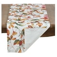 thumbnail image 3 of Fennco Styles Feuilles Collection Cottage Fall Leaves Printed 16 x 72 Inch Table Runner, 3 of 4