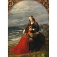 thumbnail image 2 of Dankvart Dreyer 11x14 Gold Ornate Wood Frame and Double Matted Museum Art Print Titled - The Abandoned Daughters of the Lord High Constable, Stig Andersen Hvide (1839), 2 of 4
