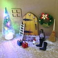 thumbnail image 3 of 12Pcs/Set  Dollhouse Decoration Mini Broom Wood Door Boots Model Handcraft Micro Scene Pretend Toy Cute Simulation Door Window Christmas Tree Model Children Toy Gift, 3 of 8