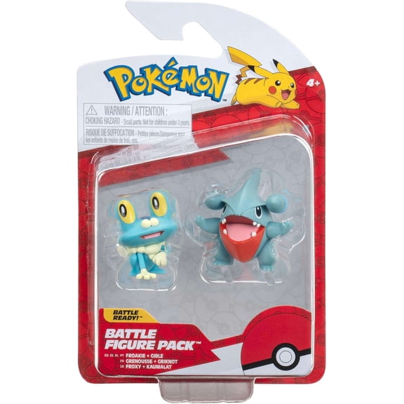 Pokemon Battle Figure Froakie & Gible Mini Figure 2-Pack