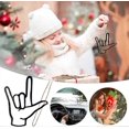 thumbnail image 2 of unique I Love You Gesture Pendant, Hand Gesture Pendant, Valentine's Day Gift Metal Gesture Pendant, Love Expression Hanging Ornament, 2 of 5