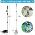 thumbnail image 2 of TNELTUEB Pet Pooper Scooper, Height Adjustable Dog Poop Scoop Removal Picker with Long Handle Extra Large Tray - Easy to Wash, 2 of 7