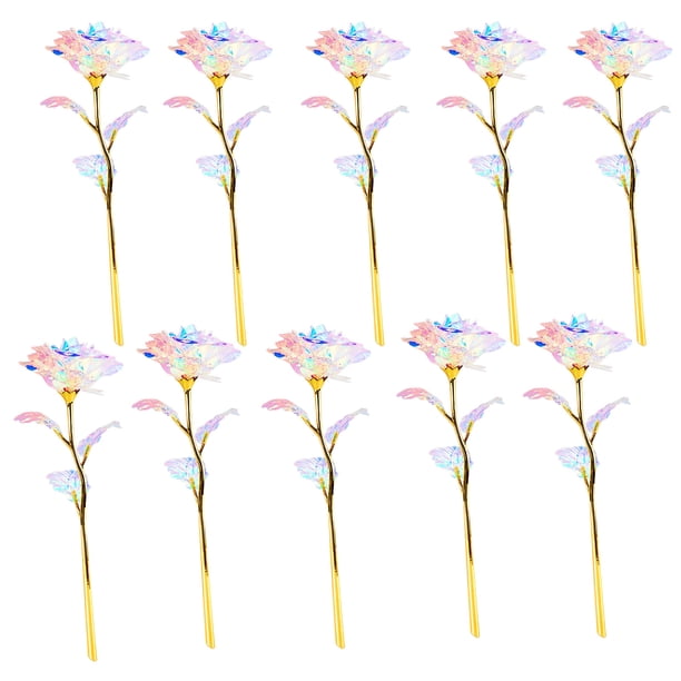 Colorful Galaxy Artificial Rose Flower Infinity Gift Valentine's Christmas