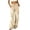 Khaki, variant on Bosfbaoi Cargo Pants for Women Drawstring Elastic Waist Wide Leg Lightweight Casual Trousers with Multi Pockets