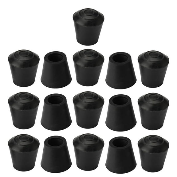 Unique Bargains Rubber Leg Cap Tip Cup Feet Cover 0.47" Inner Dia 16 Pcs for Furniture Table