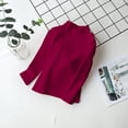 thumbnail image 4 of Beautyzll Toddler Baby Girls Long Sleeve Cotton Shirts 2-10T Kids Soft Basic T-Shirts Top Layering Tees, 4 of 6