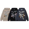 thumbnail image 1 of Sudadera con estampado de calavera de parodia de dibujos animados Y2k, ropa de calle hip-hop, sudaderas con capucha para parejas, sudadera informal perezosa, sudaderas con capucha, 1 of 4