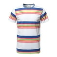 thumbnail image 1 of FashionOutfit Men's Stripe Pattern French Terry Short Sleeves Top, 1 of 1